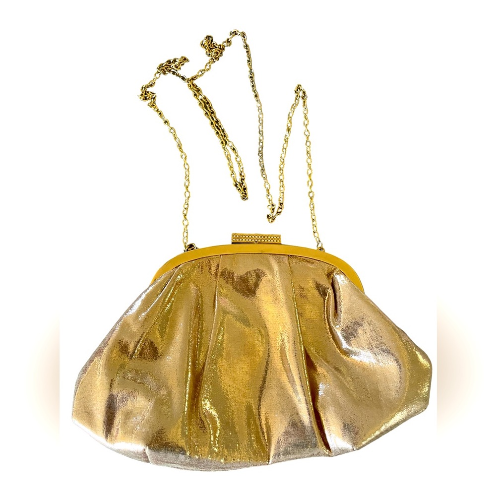 NEW GOLD La Regale Ladies Evening bag.